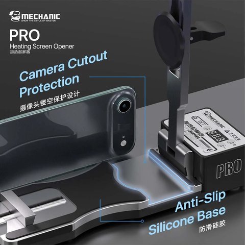 Держатель Mechanic PRO, для разборки мобильных устройств, с регулировкой температуры до 150°C, с подогревом, 150W Превью 5