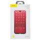 Case Baseus compatible with iPhone XS Max, (red, matt, flip, silicone, plastic) #WIAPIPH65-TS09 Preview 1
