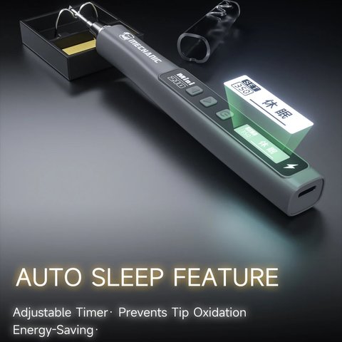 Soldering Iron Mechanic Mini210, (40 W, USB type-C, portable, PD) Preview 5