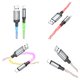 USB кабель Hoco U112, USB тип-A, Lightning, 100 см, 2,4 А, серый, #6931474788801 Превью 2