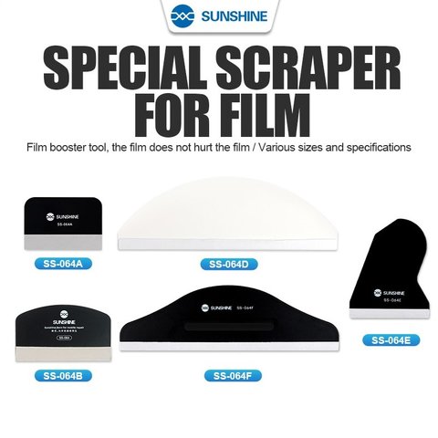 Spudger Sunshine SS-064F, (for film gluing, 220 mm, plastic, black) Preview 1