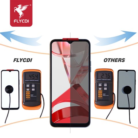 Pantalla LCD puede usarse con Tecno Spark 8P, Spark 8T, Spark 9 Pro; Infinix Hot 11, negro, sin marco, FLYCDI, JTO103AG Vista previa  2