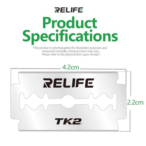 Cuchilla para retirar el pegante RELIFE TK2, 10 ud. Vista previa  2