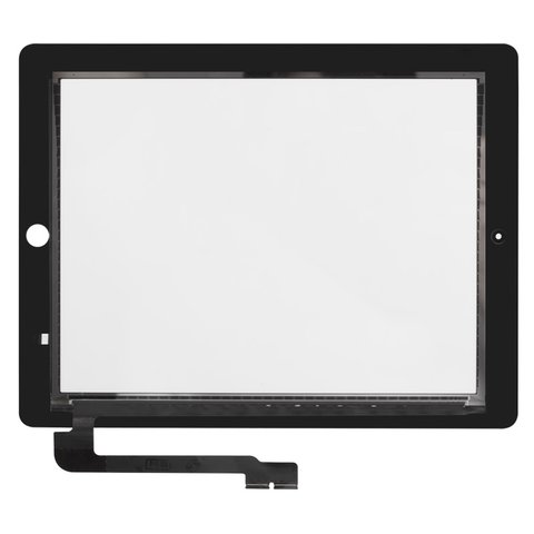 Сенсорный экран для iPad 3, iPad 4, черный, #A1403 / A1416 / A1430 / A1458 / A1459 / A1460 Превью 2
