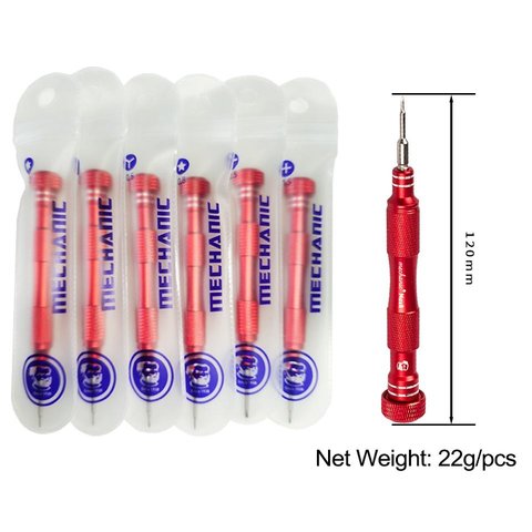 Викрутка "зірочка" Mechanic Max8 PX-0.8*25 mm, Pentalobe Прев'ю 2