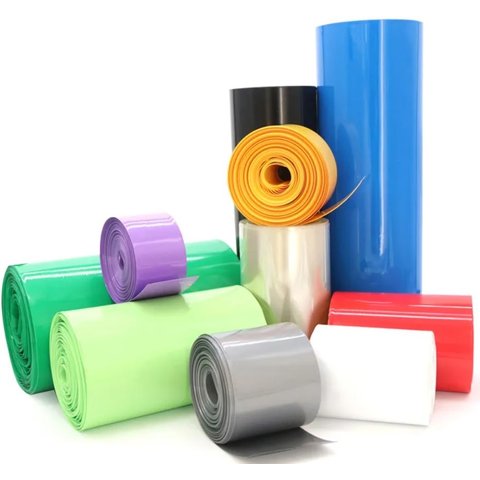 Термоусадочная трубка, 1 м, 110 мм, синяя Превью 1