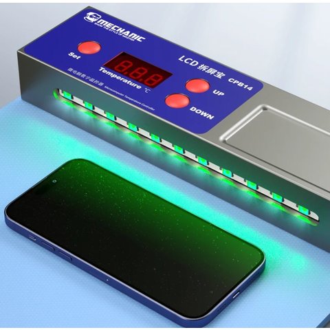 Нагревательный коврик для разборки (cепаратор) Mechanic CPB14, 295 × 210 мм, 50-120°C Превью 2