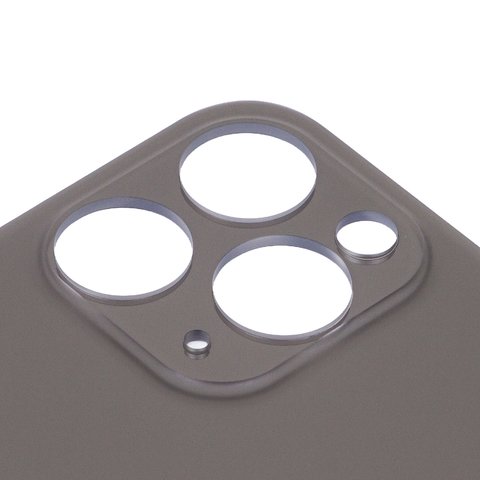 Задняя панель корпуса для iPhone 11 Pro, серая, не нужно снимать стекло камеры, Original (PRC), big hole, matte space gray Превью 1