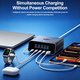 Мережевий зарядний пристрій RELIFE Q8, 165 Вт, Quick Charge, Power Delivery (PD), сірий, 5 портів Прев'ю 5