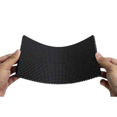 LED-модуль для рекламных екранов Hoozoe RGB-SMD2121 (p4, 256 × 128 мм, 64 × 32 точек, IP20, 1000 нт, гибкий, встроенные магниты) Превью 2