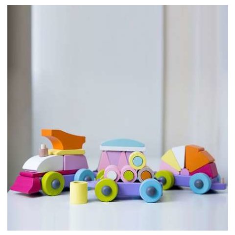 Конструктор CUBIKA Поезд LP-2 Превью 2