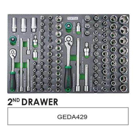 Візок з набором інструментів TOPTUL GE-44803 Прев'ю 2