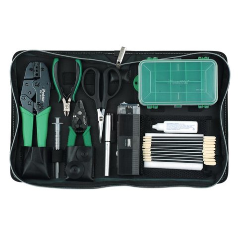 Набір інструментів Pro'sKit 1PK-940KN для роботи з оптоволоконними кабелями Прев'ю 1